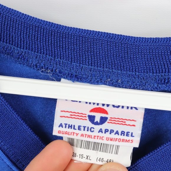 90s Mens XL Seagrams Gin Spell Out Football Jersey - Picture 7 of 7